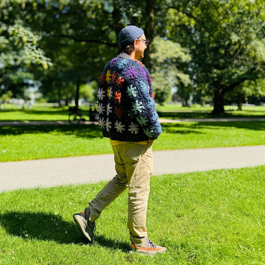 Granny Square Jacket Mosaic Bloom